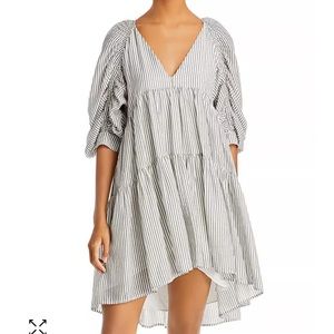 Frame mini stripped dress